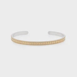 Anna Beck Classic Stacking Cuff - Gold 9 Anna Beck Classic Stacking Cuff - Gold -Lulu&M 0200G GLD 3000x jpg