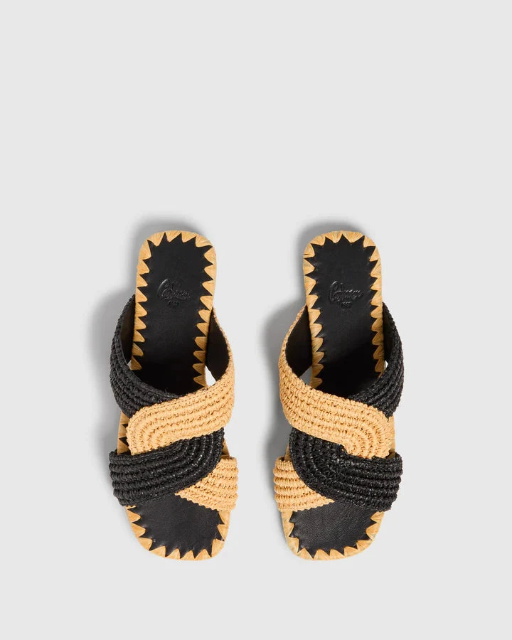 Castañer Castaner Prado Sandal - Natural/Black 5 Castañer Castaner Prado Sandal - Natural/Black - Image 3