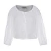 Devotion Twins Iridizo Blouse - White 1 Devotion Twins Iridizo Blouse - White -Lulu&M 025020G WHITE 1