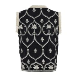 Devotion Twins Canny Vest Shirt - Black/Off White -Lulu&M 025040G BLACK OFW 2