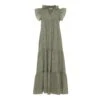 Devotion Twins Terrific Long Dress - Khaki -Lulu&M 025375G KHAKI 1