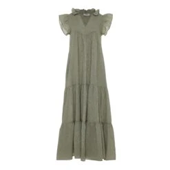 Devotion Twins Terrific Long Dress - Khaki