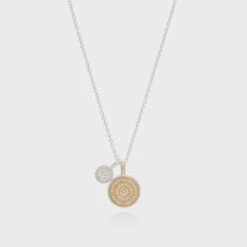 Anna Beck Circle Of Life Charity Necklace - Silver / Gold