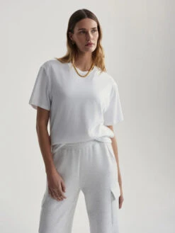 Varley Leighton Boyfriend Tee - White 7 Varley Leighton Boyfriend Tee - White -Lulu&M 0a30dbb0136ca37a60f6c35d303ec91de2fdcfa7 VAR01921 LEIGHTON BOYFRIEND TEE WHITE 038 jpg