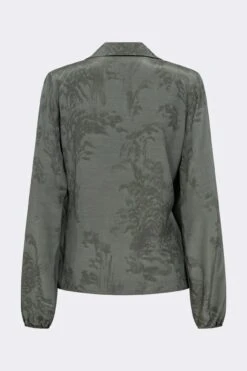 Levete Room Felucca 3 Blouse - Dark Green 13 Levete Room Felucca 3 Blouse - Dark Green -Lulu&M 100935 l930c p 02 jpg