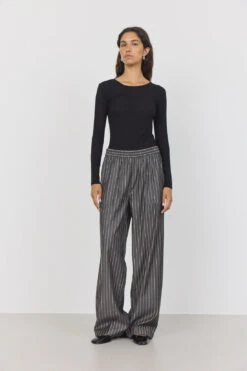 Levete Room Kaya 2 Trousers - Dark Brown
