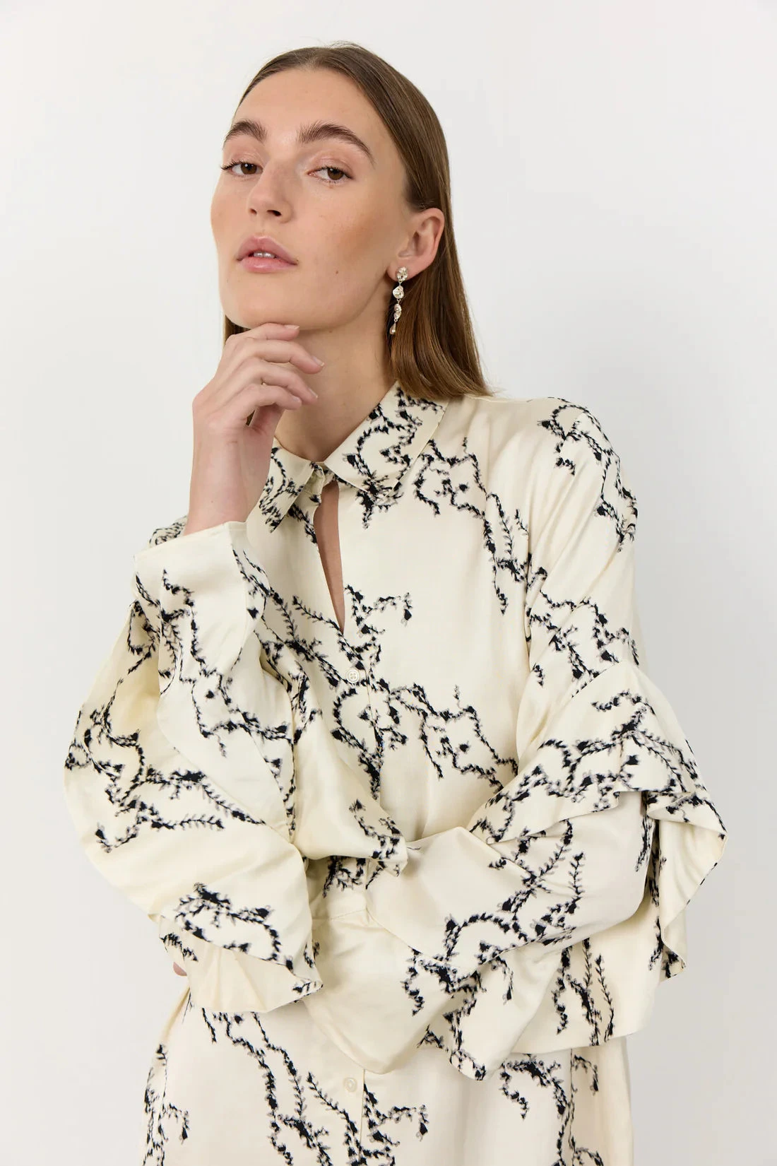 Levete Room Kennedy 1 Dress - Cream 7 Levete Room Kennedy 1 Dress - Cream - Image 5