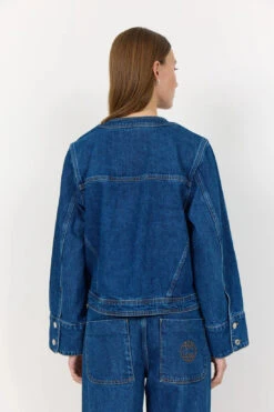 Levete Room Kosa 7 Denim Jacket - Dark Blue 10 Levete Room Kosa 7 Denim Jacket - Dark Blue -Lulu&M 101102 L625 101103 L625 126862AA jpg