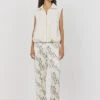Levete Room Kennedy 4 Pants - Cream 2 Levete Room Kennedy 4 Pants - Cream -Lulu&M 101126 L185 101035 L185 52043 jpg