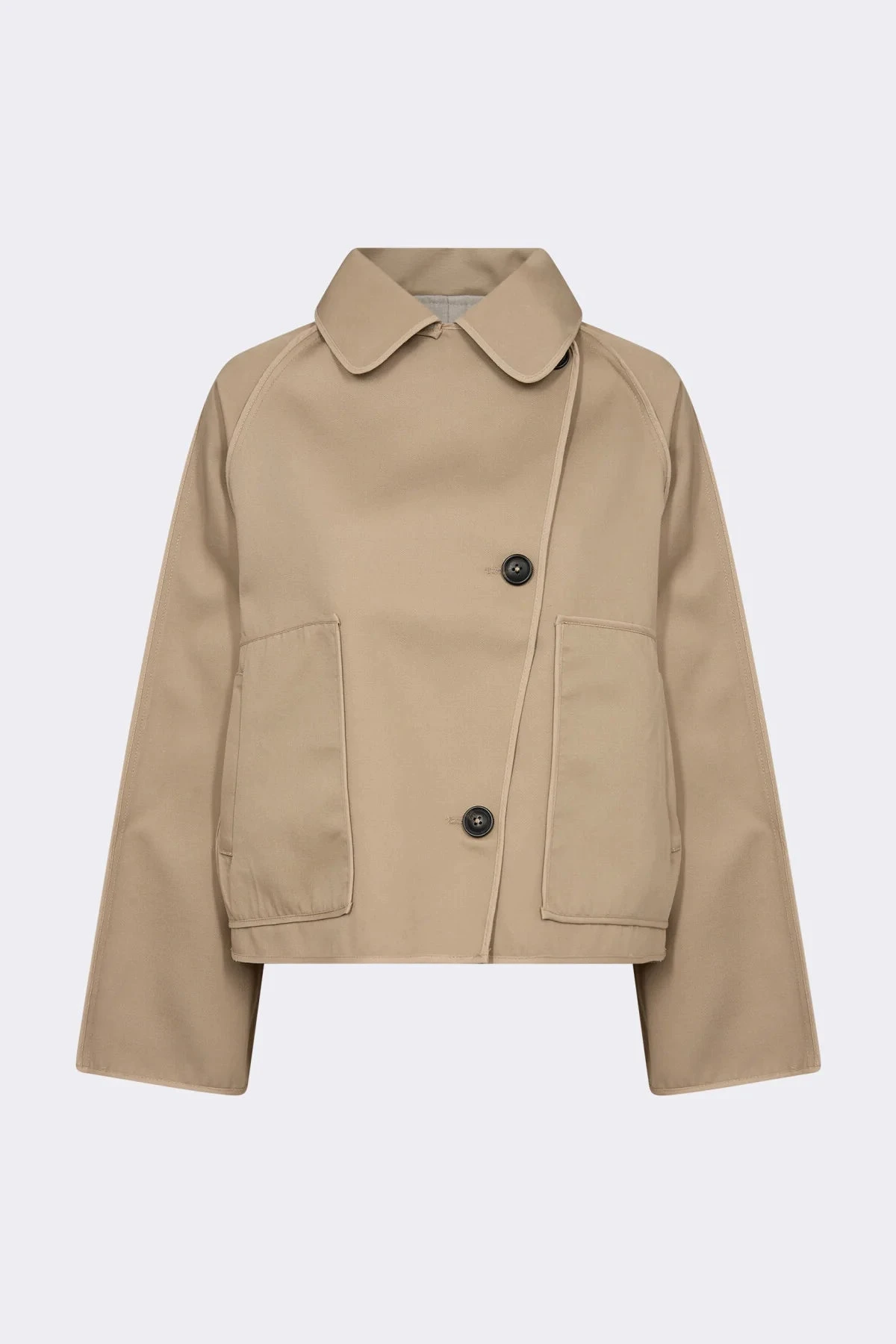 Levete Room Karima 2 Reversible Jacket - Dark Sand 9 Levete Room Karima 2 Reversible Jacket - Dark Sand - Image 7