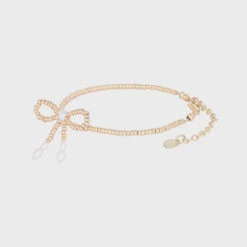 Mishky Fita Bow Bracelet - Pearl And Gold