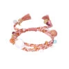 Mishky Trenza Bracelet - Coral/Multi 1 Mishky Trenza Bracelet - Coral/Multi -Lulu&M 11253514312997 TRENZA B TT S 12997
