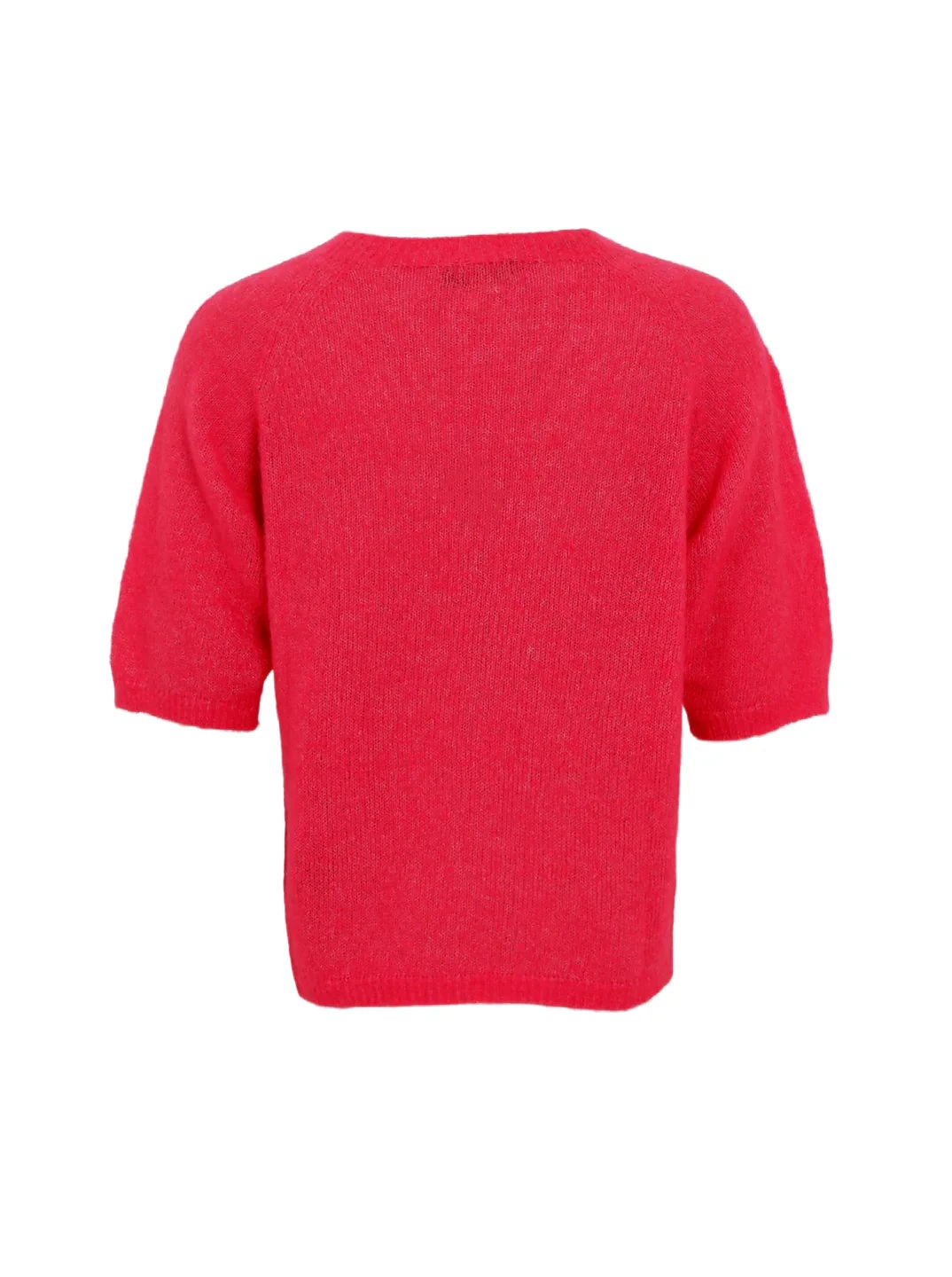 Black Colour Dell Knit Jumper - Berry Pink 5 Black Colour Dell Knit Jumper - Berry Pink - Image 3