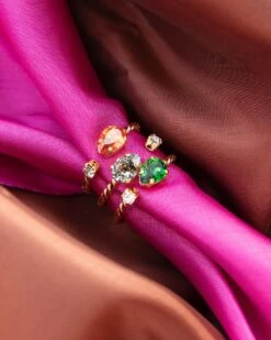 Alternative view of Caroline Svedbom Nani Ring - Tangerine