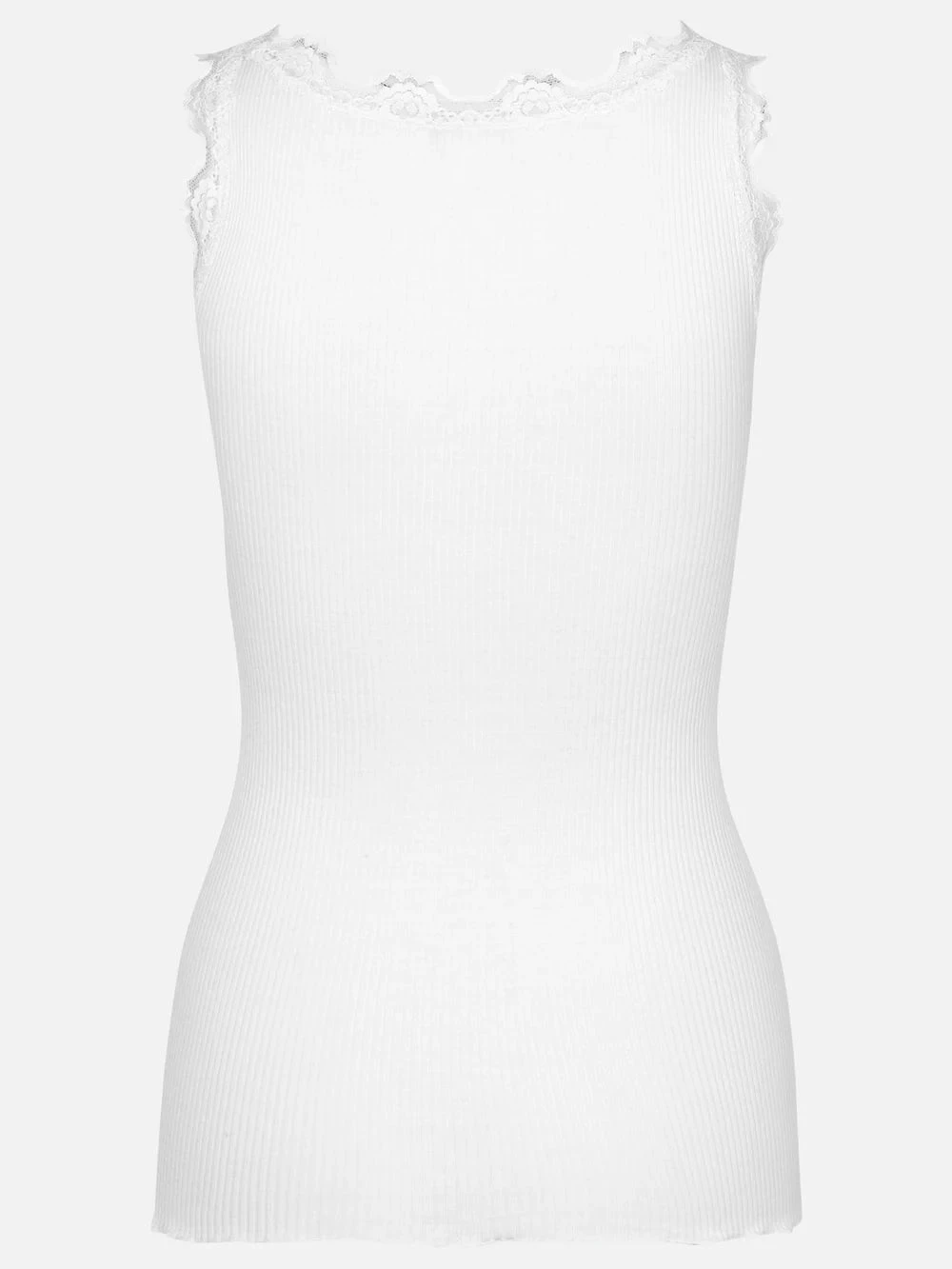 Rosemunde Babette SL U-neck Lace Top - New White 4 Rosemunde Babette SL U-neck Lace Top - New White - Image 2