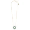 Mishky Fringe Sun Small Necklace - Turquoise/Gold 2 Mishky Fringe Sun Small Necklace - Turquoise/Gold -Lulu&M 13249805312965 FRINGE SUN N GP S 12965