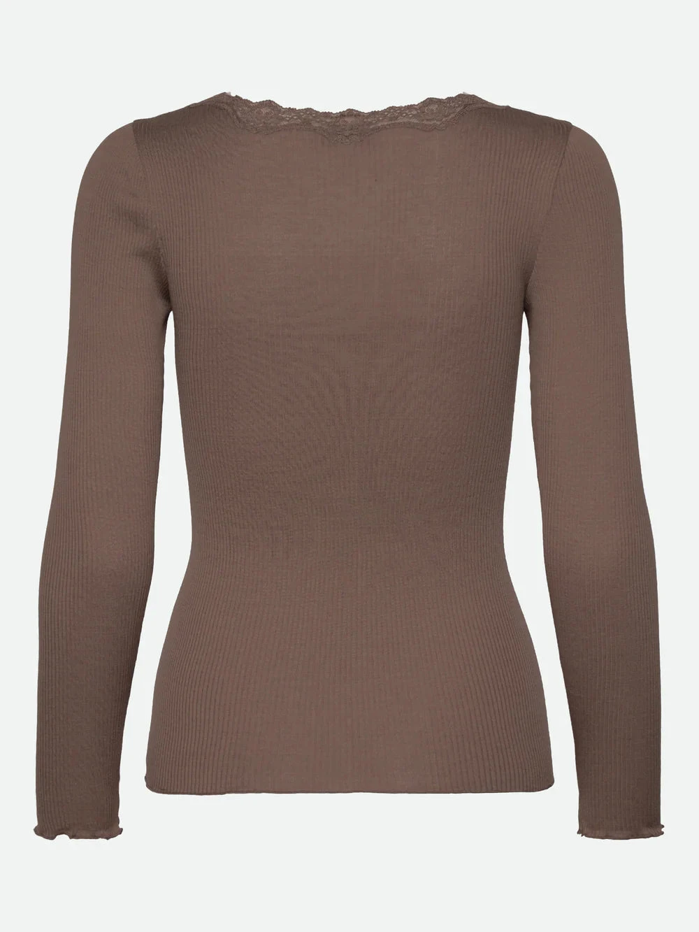 Rosemunde Babette LS U-Neck Lace T-Shirt - Falcon 5 Rosemunde Babette LS U-Neck Lace T-Shirt - Falcon - Image 3