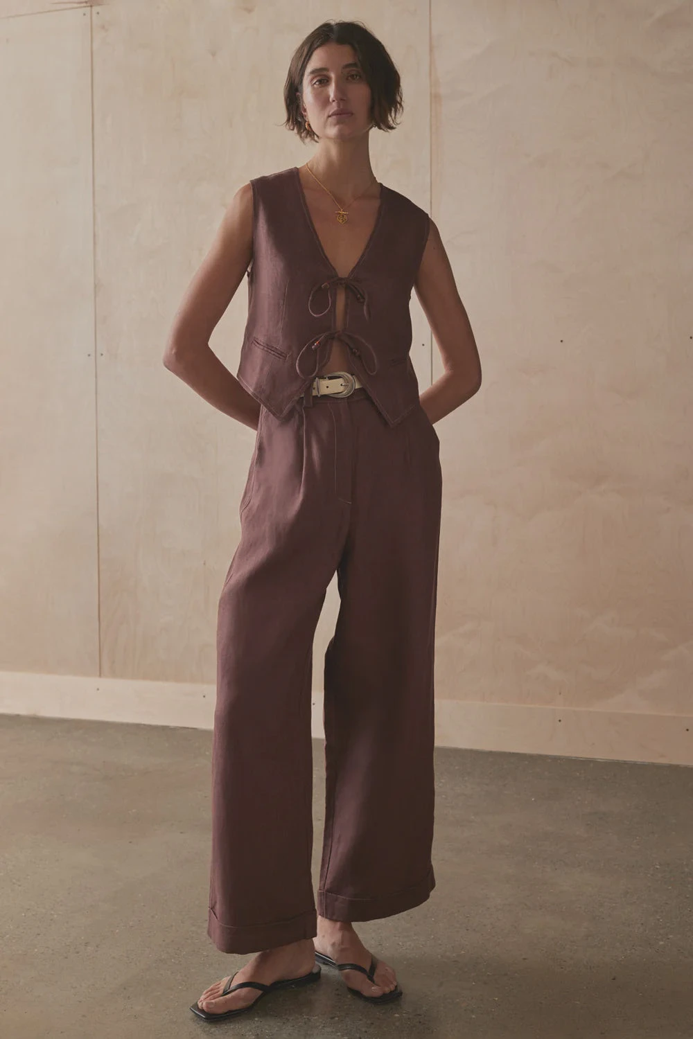 Sancia Jelani Pant - Cinnamon 3 Sancia Jelani Pant - Cinnamon