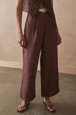 Sancia Jelani Pant - Cinnamon 7 Sancia Jelani Pant - Cinnamon -Lulu&M 1595A CI JELANI PANTS CINNAMON 3830copy jpg