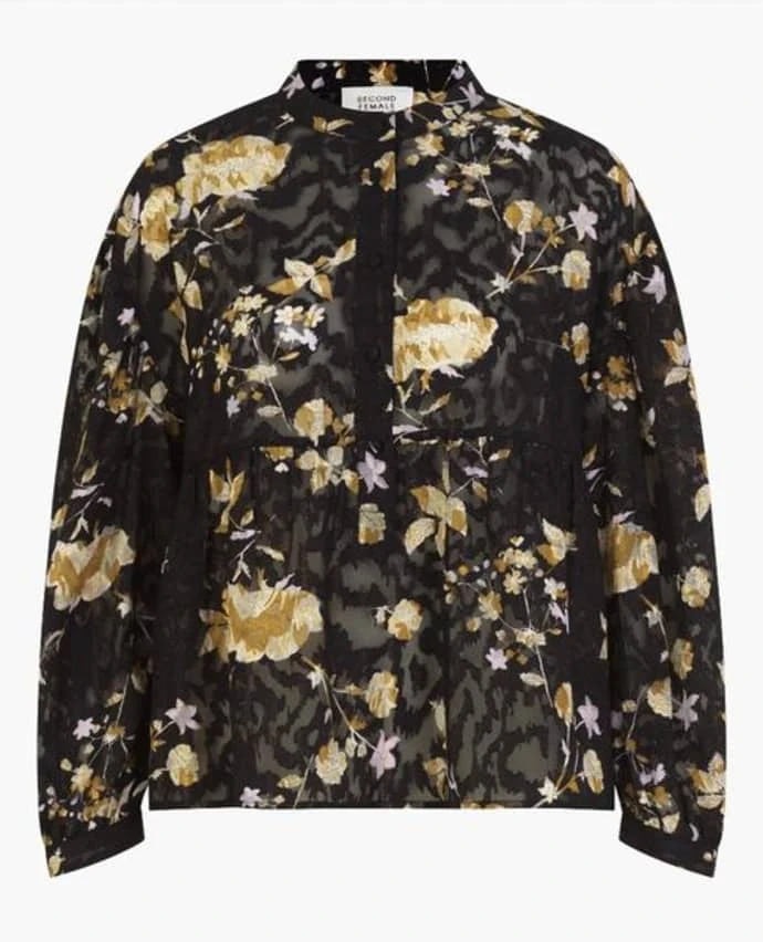 Second Female Betula Blouse - Black 5 Second Female Betula Blouse - Black - Image 3