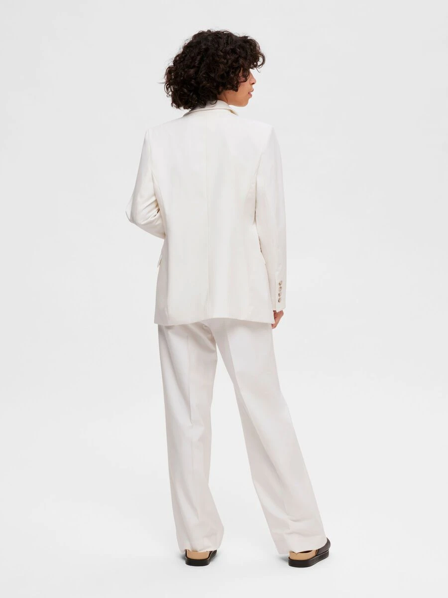 Selected Femme Eliana Blazer - Snow White 5 Selected Femme Eliana Blazer - Snow White - Image 3