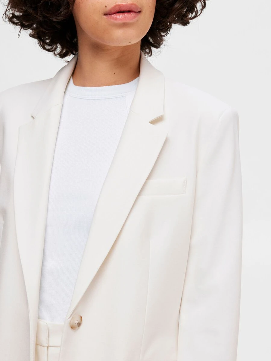 Selected Femme Eliana Blazer - Snow White 7 Selected Femme Eliana Blazer - Snow White - Image 5