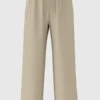 Selected Femme Viva-Gulia Linen Trousers - Greige 1 Selected Femme Viva-Gulia Linen Trousers - Greige -Lulu&M 16089062 Greige 001