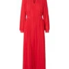 Selected Femme Darcie Pleated Maxi Dress - Ski Patrol Red 1 Selected Femme Darcie Pleated Maxi Dress - Ski Patrol Red -Lulu&M 16091117 SkiPatrol 002 2