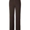 Selected Femme Wide Leg Suit Trousers - Java -Lulu&M 16091321 Java 1059876 001