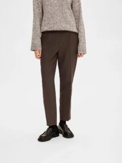 Selected Femme Wide Leg Suit Trousers - Java 9 Selected Femme Wide Leg Suit Trousers - Java -Lulu&M 16091321 Java 1059876 003