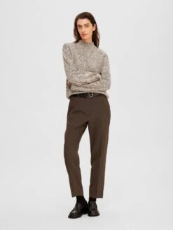 Selected Femme Wide Leg Suit Trousers - Java 13 Selected Femme Wide Leg Suit Trousers - Java -Lulu&M 16091321 Java 1059876 008