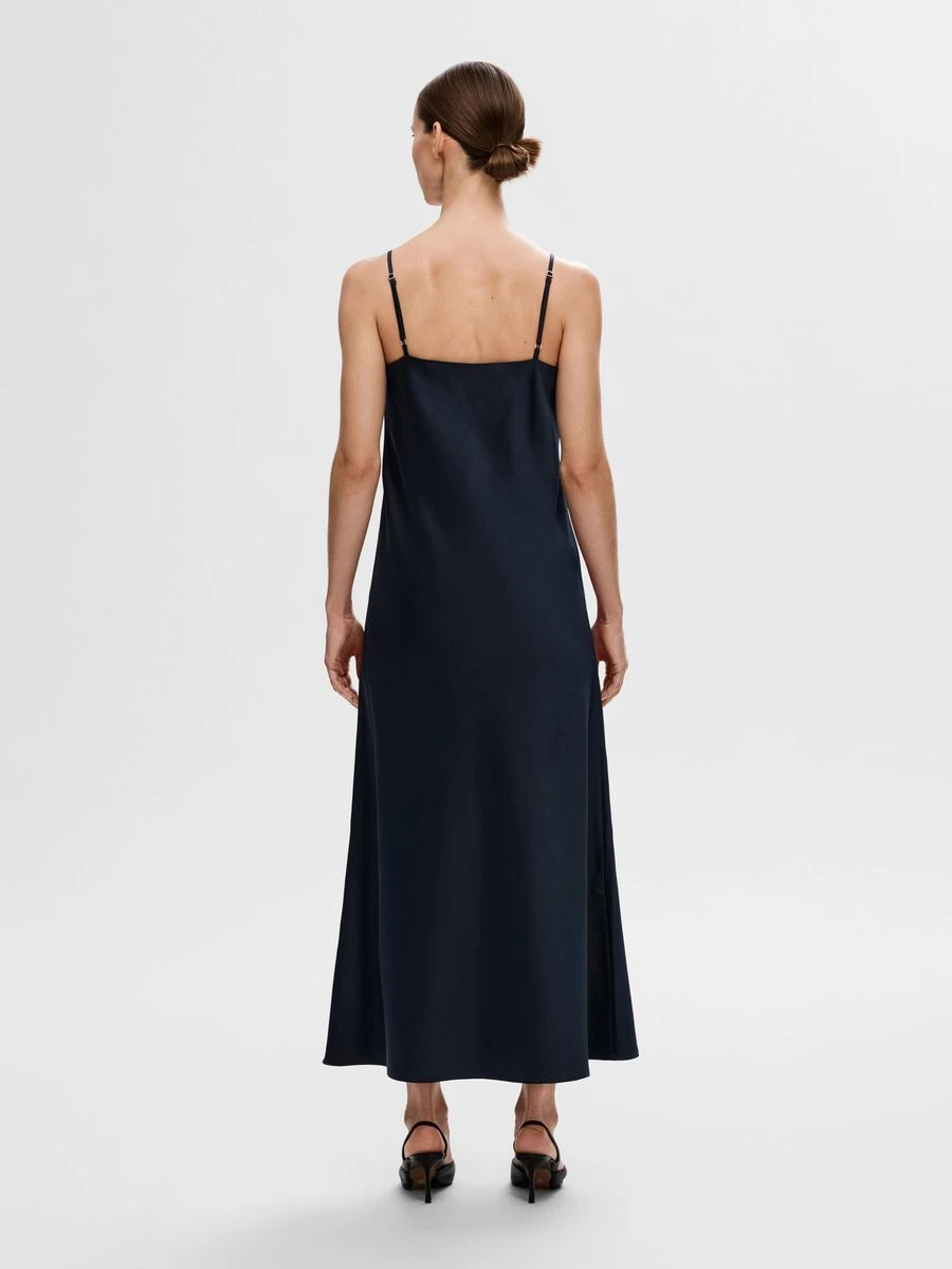 Selected Femme Lena Slip Maxi Dress - Dark Sapphire 5 Selected Femme Lena Slip Maxi Dress - Dark Sapphire - Image 3