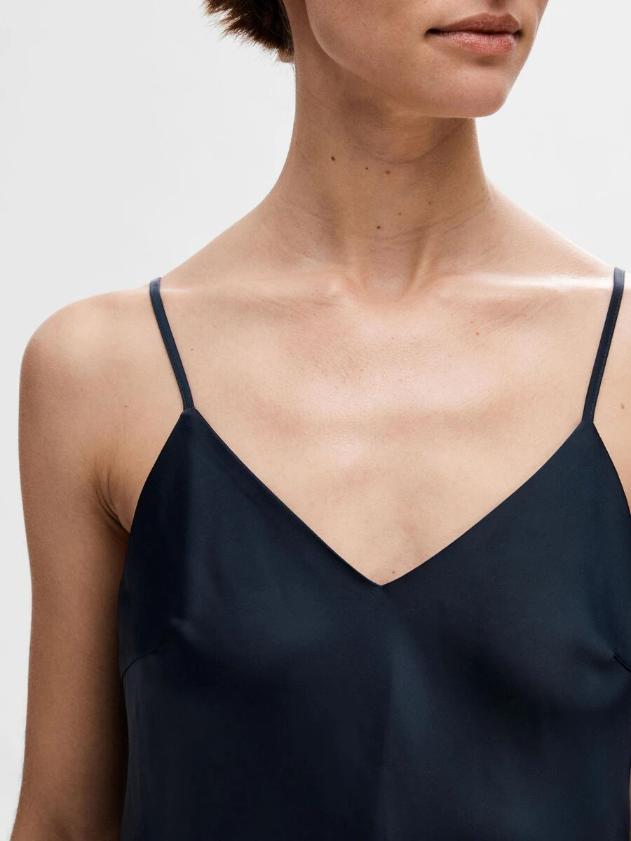 Selected Femme Lena Slip Maxi Dress - Dark Sapphire 7 Selected Femme Lena Slip Maxi Dress - Dark Sapphire - Image 5