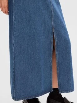 Selected Femme Esther Denim Midi Skirt 12 Selected Femme Esther Denim Midi Skirt -Lulu&M 16092846 MediumBlueDenim 006