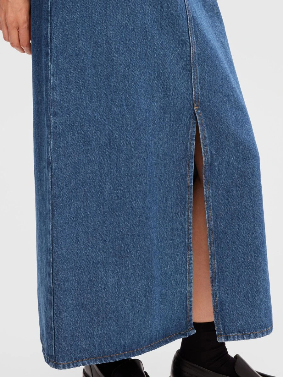 Selected Femme Esther Denim Midi Skirt 7 Selected Femme Esther Denim Midi Skirt - Image 5