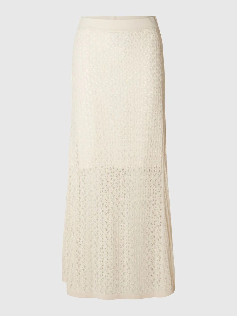 Selected Femme Agny Knitted Maxi Skirt - Birch 3 Selected Femme Agny Knitted Maxi Skirt - Birch