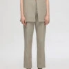 Selected Femme Vivie Straight Leg Trouser - Sandshell/Herringbone -Lulu&M 16094992 Sandshell 1128154 003