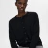 Selected Femme Hella Knit Cardigan - Black -Lulu&M 16095008 Black 008