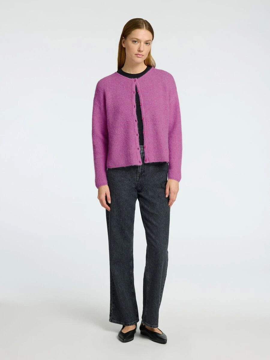 Selected Femme Sia Loose Fit Knitted Cardigan - First Bloom 7 Selected Femme Sia Loose Fit Knitted Cardigan - First Bloom - Image 5