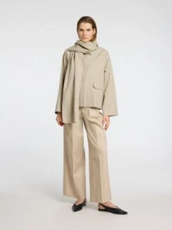 Selected Femme Pamina Scarf Jacket - Island Fossil 11 Selected Femme Pamina Scarf Jacket - Island Fossil -Lulu&M 16096847 IslandFossil 005