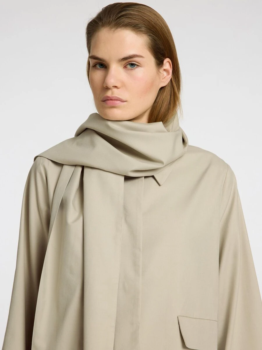 Selected Femme Pamina Scarf Jacket - Island Fossil 7 Selected Femme Pamina Scarf Jacket - Island Fossil - Image 5