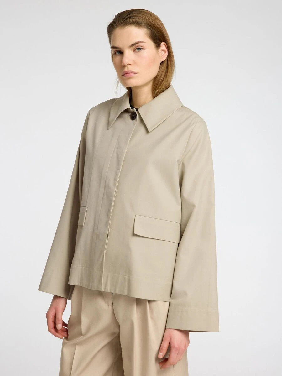Selected Femme Pamina Scarf Jacket - Island Fossil 8 Selected Femme Pamina Scarf Jacket - Island Fossil - Image 6