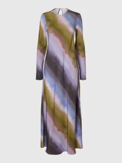 Selected Femme Gafrid Printed Maxi Dress - Cornflower Blue 10 Selected Femme Gafrid Printed Maxi Dress - Cornflower Blue -Lulu&M 16096933 CornflowerBlue 1166287 001
