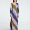 Selected Femme Gafrid Printed Maxi Dress - Cornflower Blue 1 Selected Femme Gafrid Printed Maxi Dress - Cornflower Blue -Lulu&M 16096933 CornflowerBlue 1166287 003