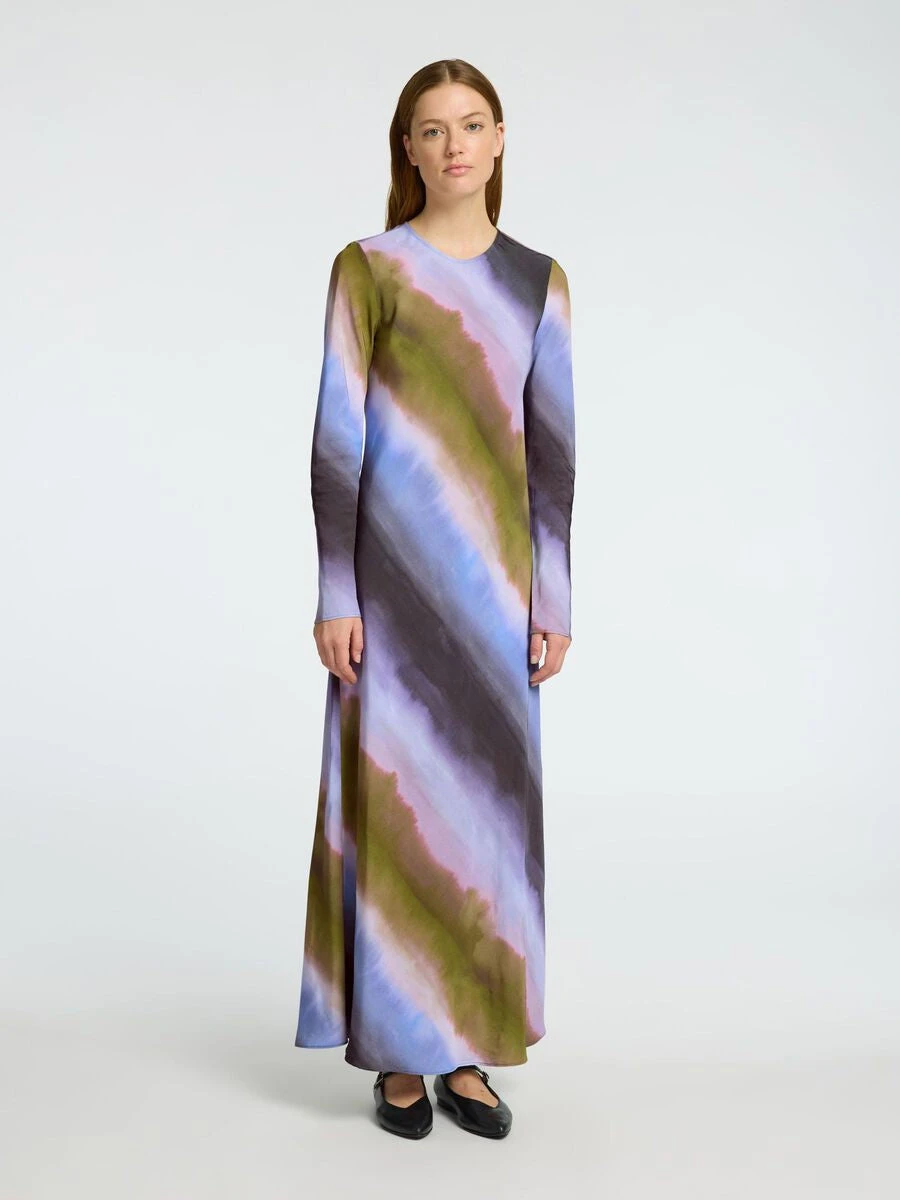 Selected Femme Gafrid Printed Maxi Dress - Cornflower Blue 3 Selected Femme Gafrid Printed Maxi Dress - Cornflower Blue