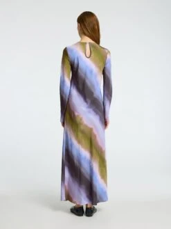 Selected Femme Gafrid Printed Maxi Dress - Cornflower Blue 9 Selected Femme Gafrid Printed Maxi Dress - Cornflower Blue -Lulu&M 16096933 CornflowerBlue 1166287 004