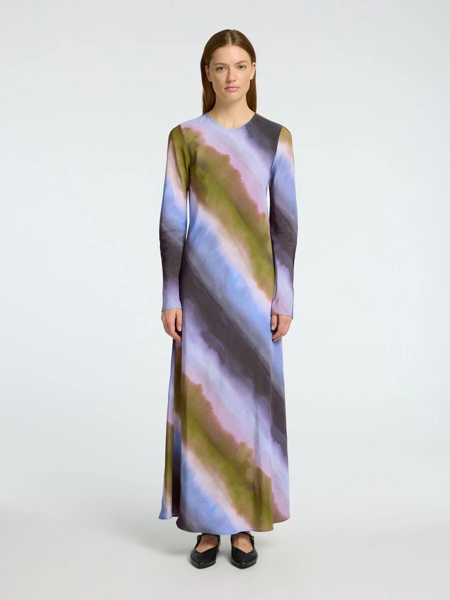 Selected Femme Gafrid Printed Maxi Dress - Cornflower Blue 6 Selected Femme Gafrid Printed Maxi Dress - Cornflower Blue - Image 4