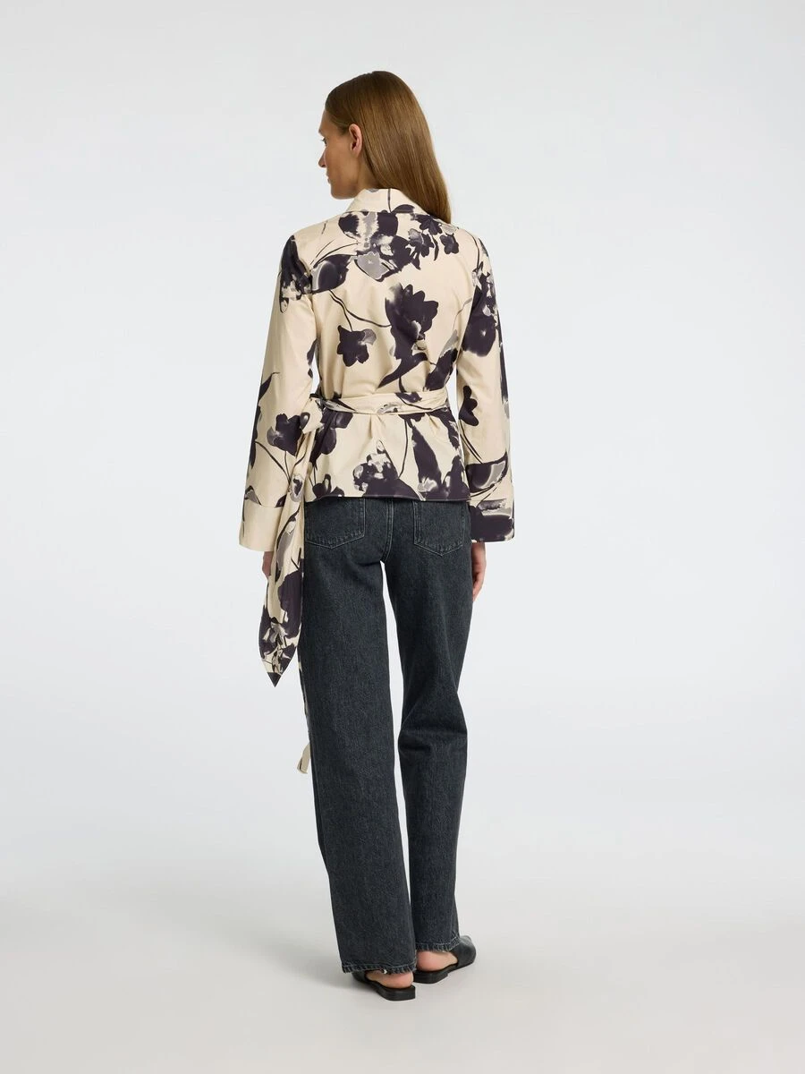Selected Femme Aviana Long Sleeve Blouse - Birch 5 Selected Femme Aviana Long Sleeve Blouse - Birch - Image 3