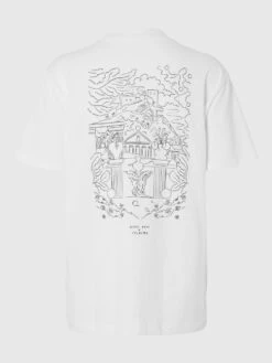 Selected Femme Relaxed Fit T-Shirt - Snow White/Black 5 Selected Femme Relaxed Fit T-Shirt - Snow White/Black -Lulu&M 16097304 SnowWhite 1183183 002