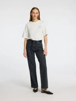 Selected Femme Vilja Crew Neck T-Shirt - Snow White 11 Selected Femme Vilja Crew Neck T-Shirt - Snow White -Lulu&M 16097307 SnowWhite 1175767 005